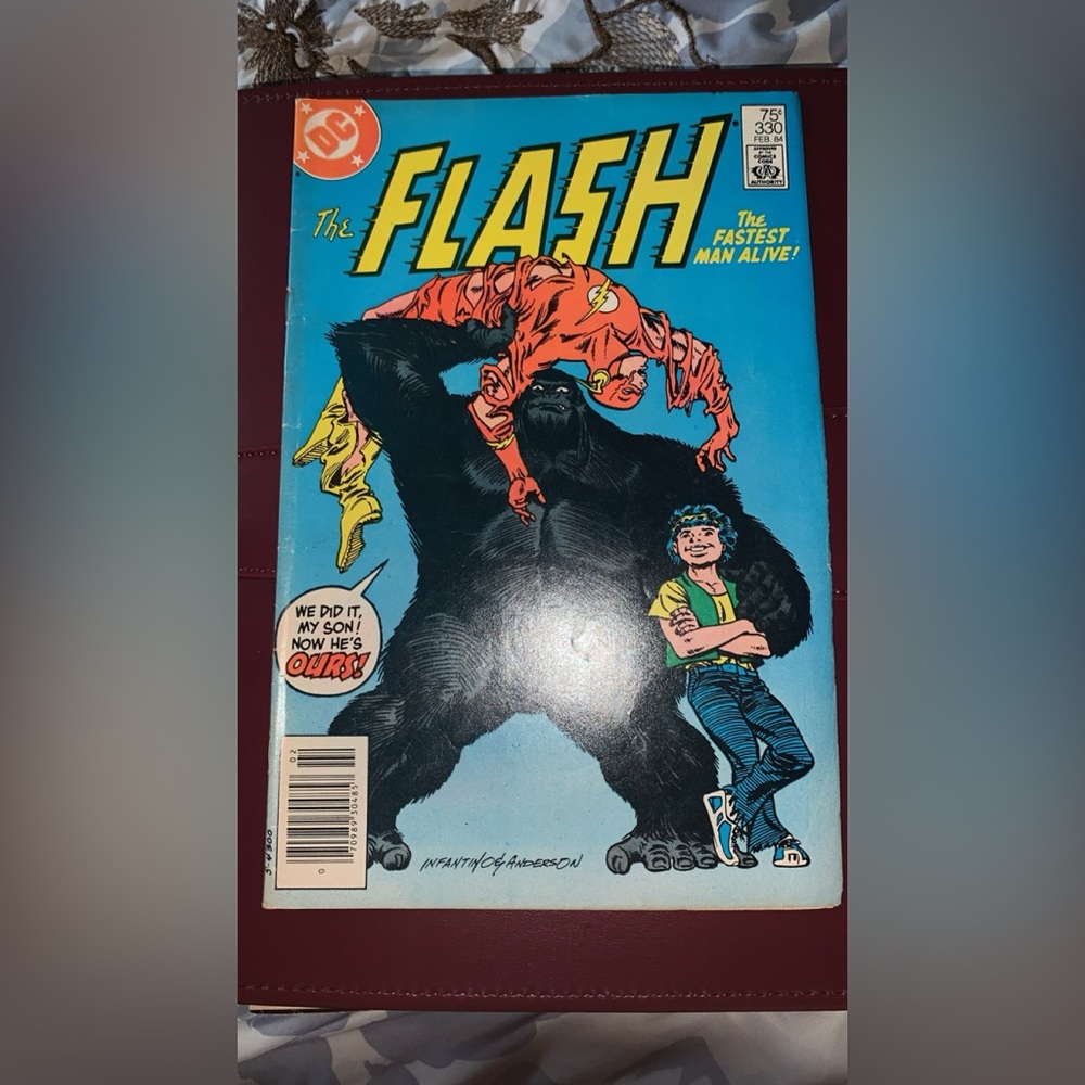 Flash #330 Comic Book 1984 VF- Newsstand Carmine Infantino DC